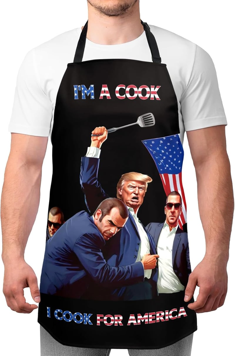 Funny BBQ Apron for Men - Gag Gift for Christmas