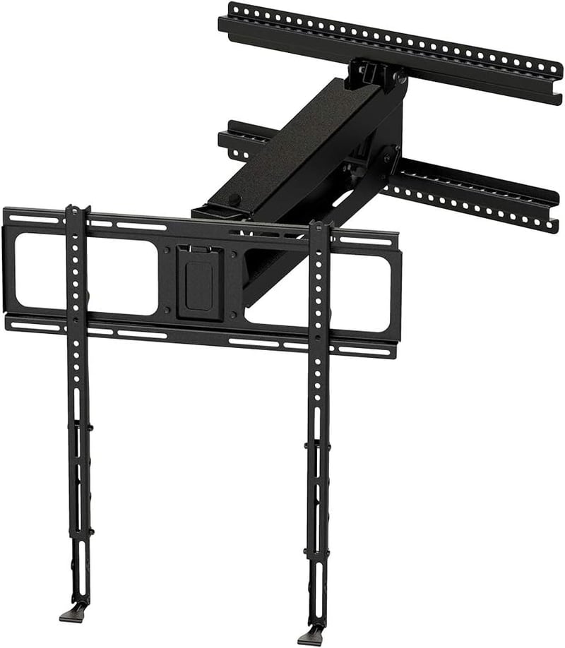 Above Fireplace Pull Down TV Mount for 44