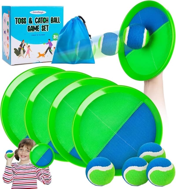 Toss and Catch Ball Game - Outdoor Toy for Kids Ages 4+