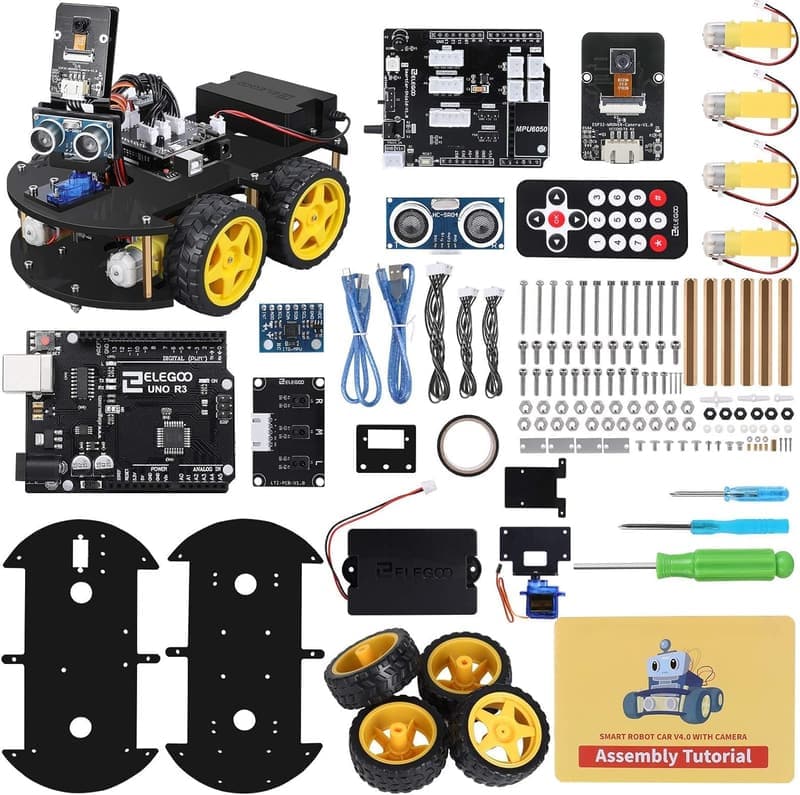 STEM Robot Car Kit for Kids Ages 8-16 - Arduino Coding Gift