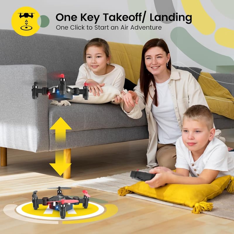 Kids' Portable Mini Drone with Altitude Hold & 3D Flips