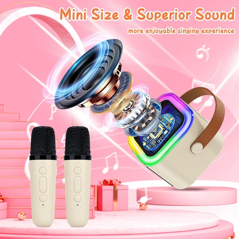 Kids Karaoke Machine – Fun Birthday Gift for Ages 3-12