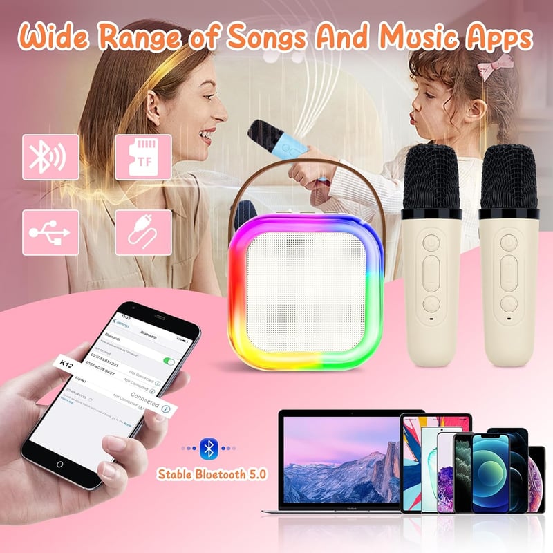 Kids Karaoke Machine – Fun Birthday Gift for Ages 3-12