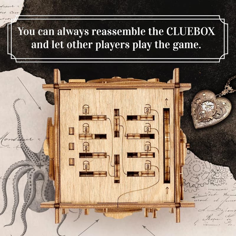 Captain's Nemo Nautilus Puzzle Box - 3D Escape Room Game
