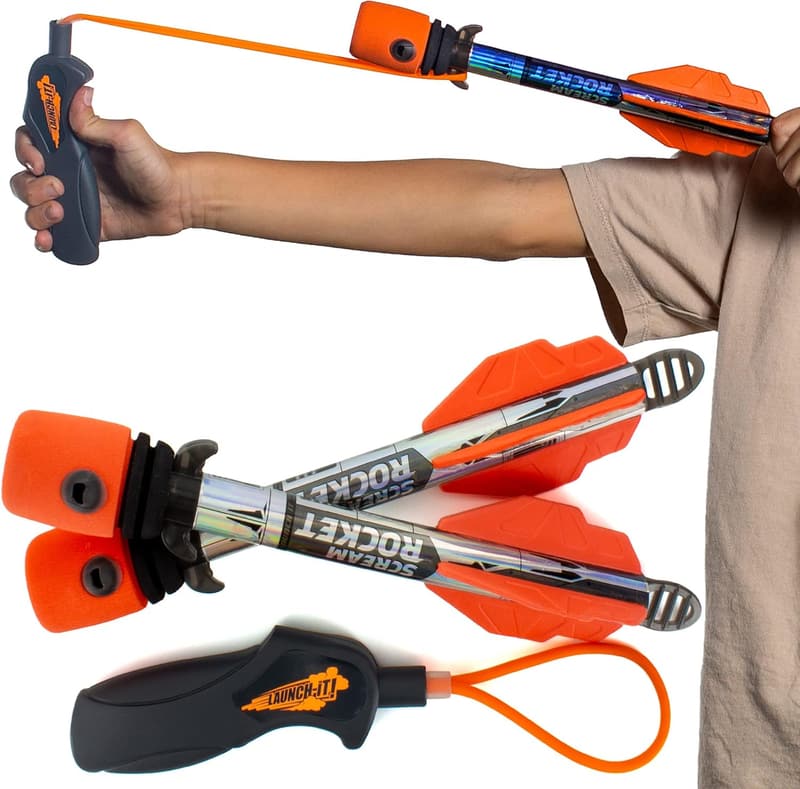 Outdoor Toy Rocket Launcher for Kids Age 8+ - Summer Birthday Gift