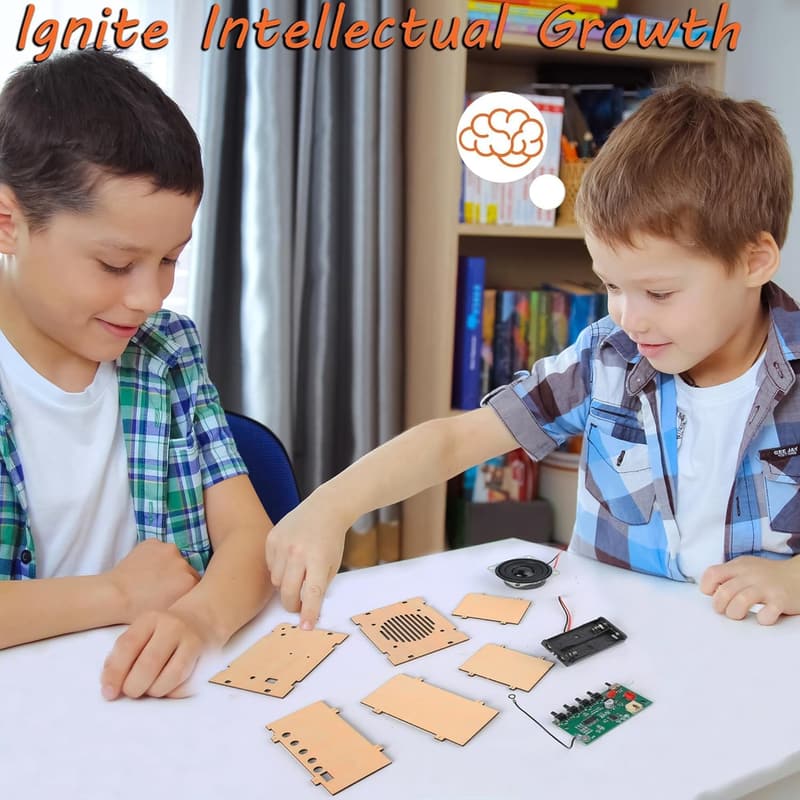 STEM Radio Building Kit for Ages 8-16, DIY Electronic Projects