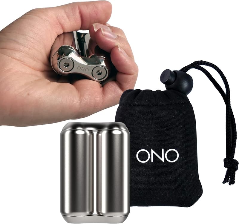 Stress Relief Handheld Fidget Toy - Portable Stainless Steel