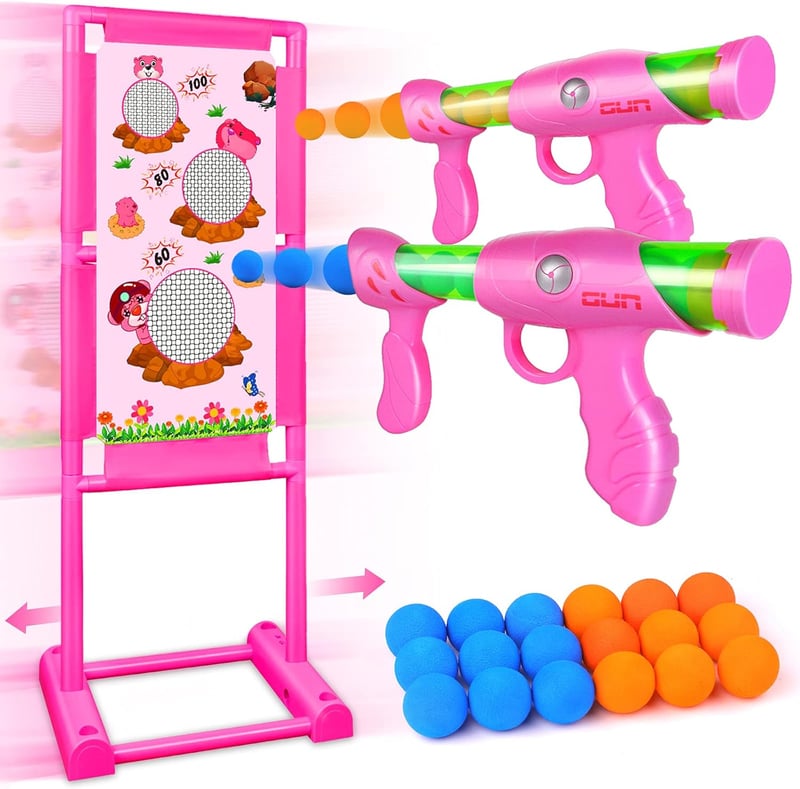 Interactive Moving Shooting Game with Blaster Guns & Foam Balls