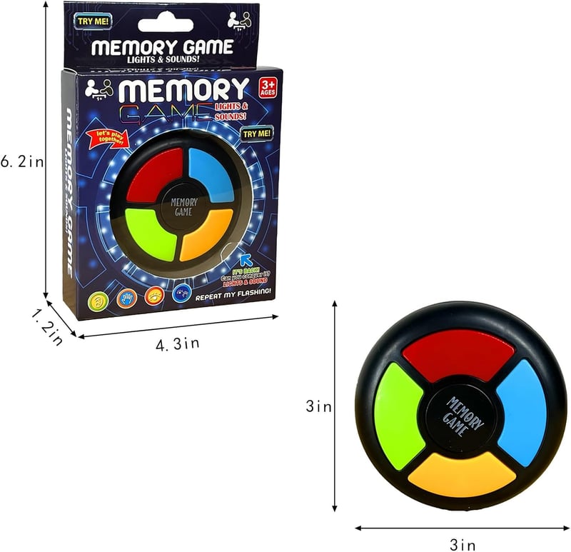 Memory Game Electronic Quiz Toy with Lights and Sounds