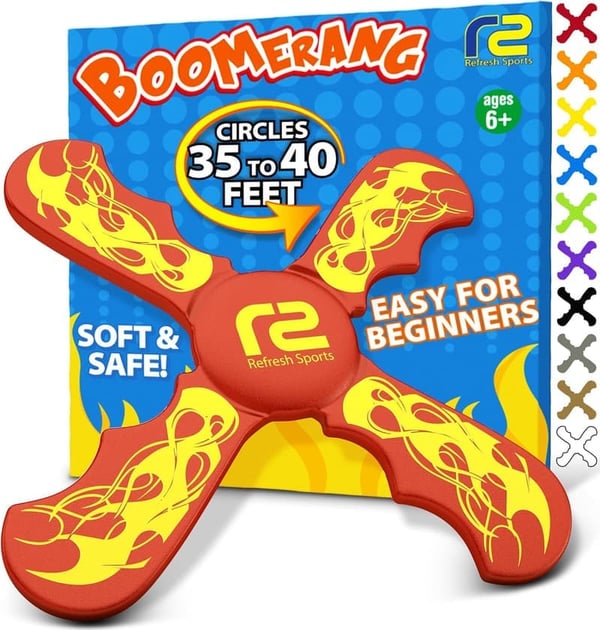 Kids' Foam Boomerang - Safe, Fun Toy Gift for Birthday Parties