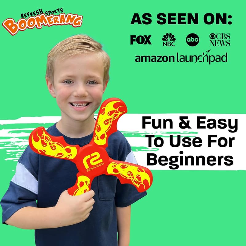 Kids' Foam Boomerang - Safe, Fun Toy Gift for Birthday Parties