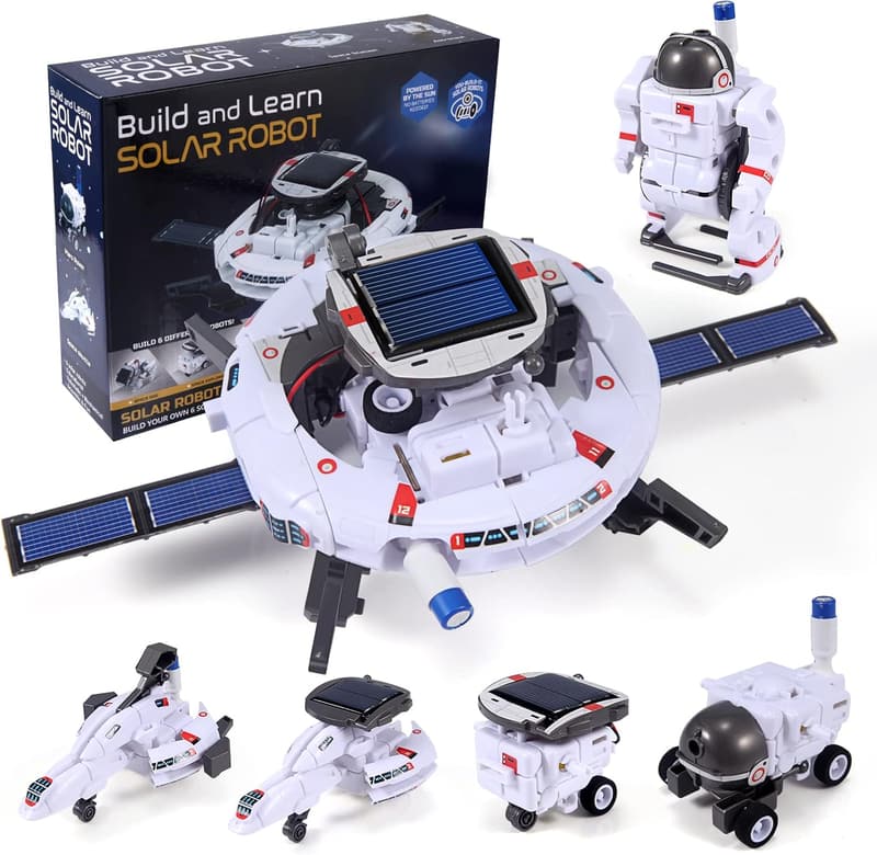 Solar Robot Science Kit for Kids Ages 8-14, 120 Pcs Building Set