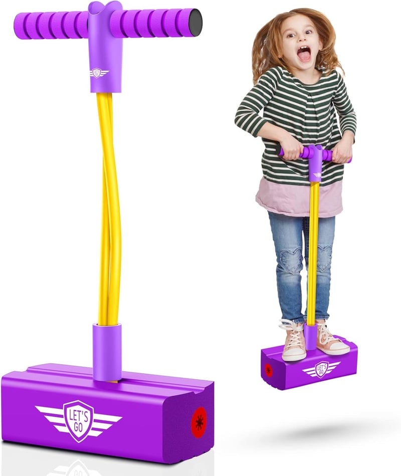 Kids' Foam Pogo Jumper - Fun Outdoor/Indoor Toy for Ages 3-12