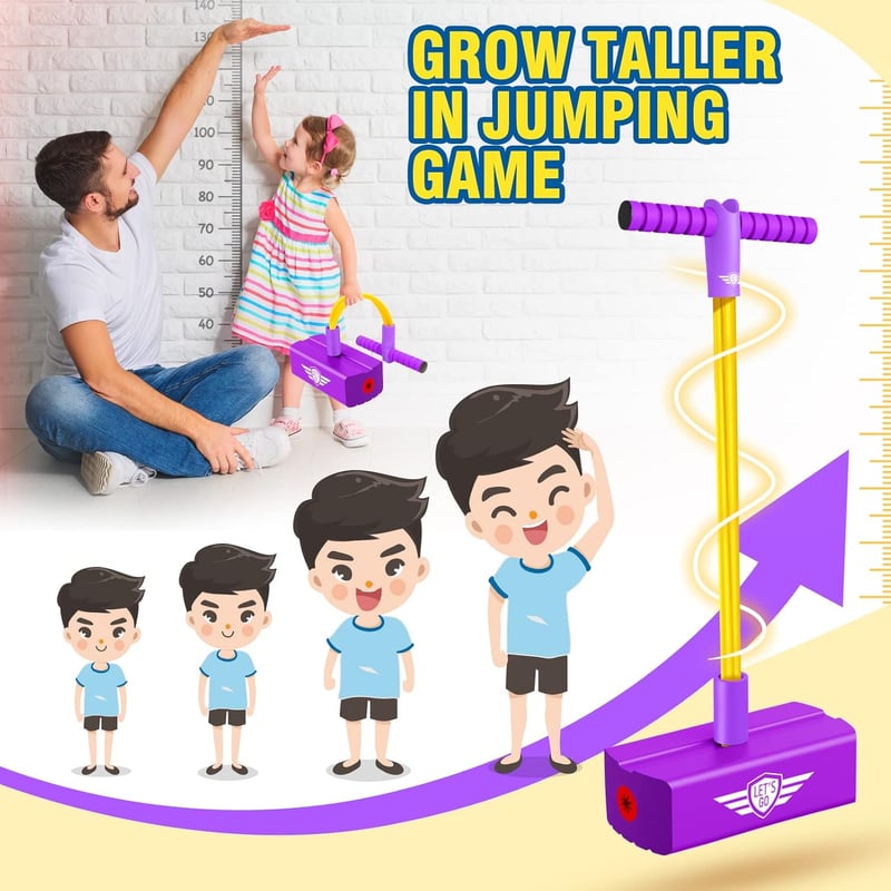 Kids' Foam Pogo Jumper - Fun Outdoor/Indoor Toy for Ages 3-12