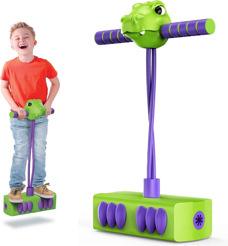 Dinosaur Foam Pogo Jumper for Kids - Birthday Gift