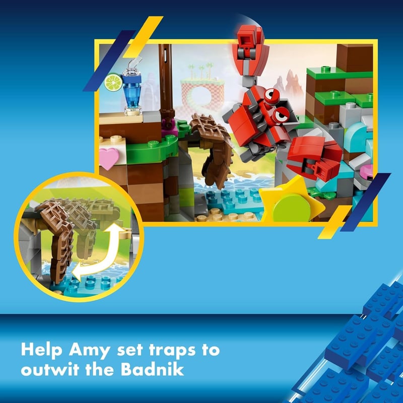 LEGO Sonic Adventure: Amy’s Animal Rescue Island Set for Kids