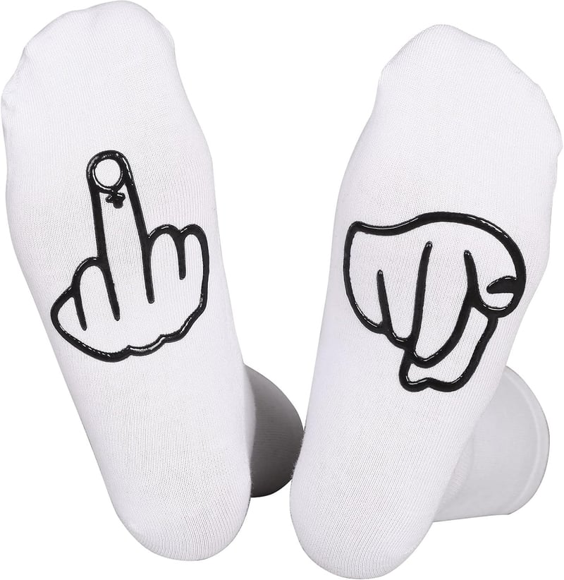 Colorful Novelty Socks - Funny Gag Gift for Men & Women