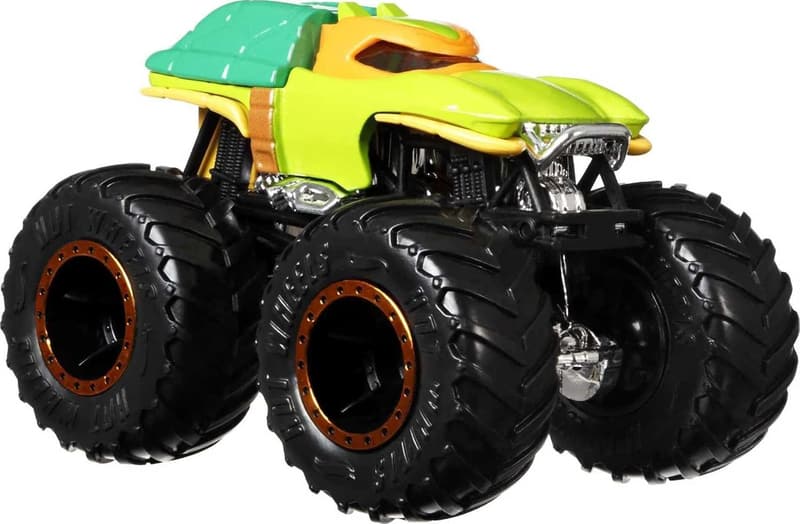 Hot Wheels Monster Trucks 1:64 Scale 2-Pack with Giant Wheels