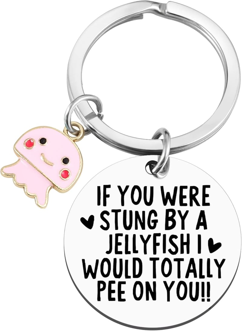 Best Friend Keychain for Women - Funny Friendship Gift