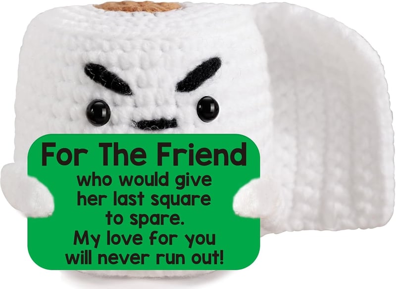 Unique Handmade Crochet Gag Gifts for Best Friends' Birthdays