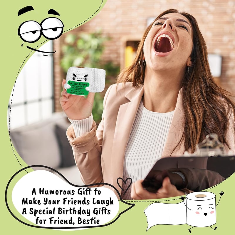 Unique Handmade Crochet Gag Gifts for Best Friends' Birthdays