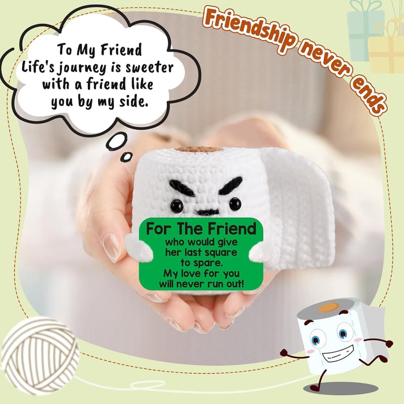 Unique Handmade Crochet Gag Gifts for Best Friends' Birthdays