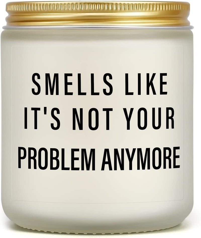 Funny Lavender Scented Candle for Retirement Gifts