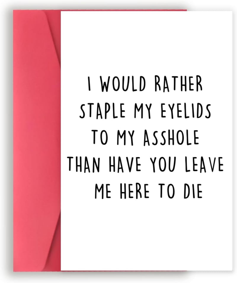 Funny Farewell Card for Coworkers - Hilarious Goodbye Gift