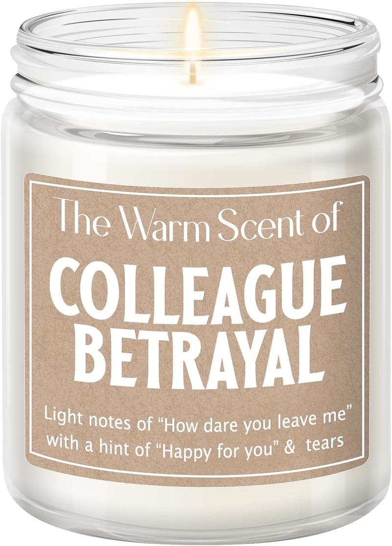 Farewell Candle Gift for Coworkers - Scented & Humorous