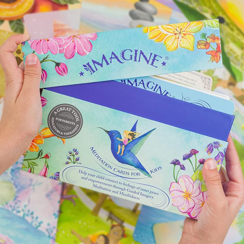 Kids' Mindfulness Meditation Cards - Calming Guided Practices