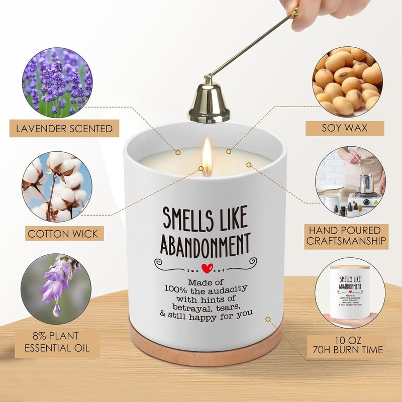 Goodbye Gift Soy Candle for Friend - 