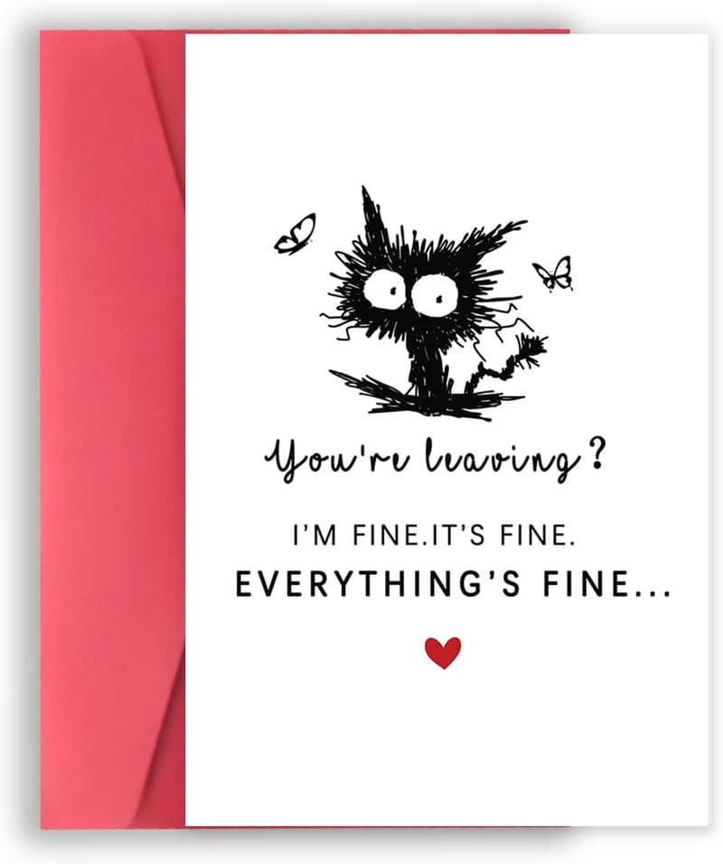 Retirement Card for Coworkers - Cute & Funny Design