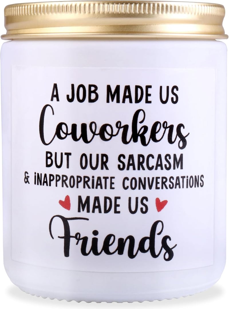 Lavender Soy Wax Candles - Farewell Gifts for Coworkers