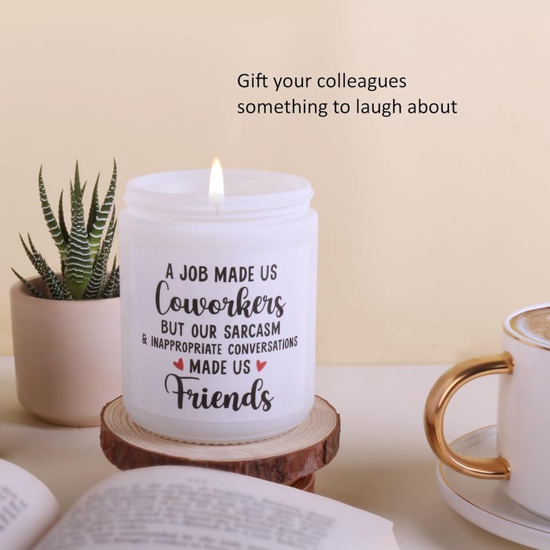 Lavender Soy Wax Candles - Farewell Gifts for Coworkers