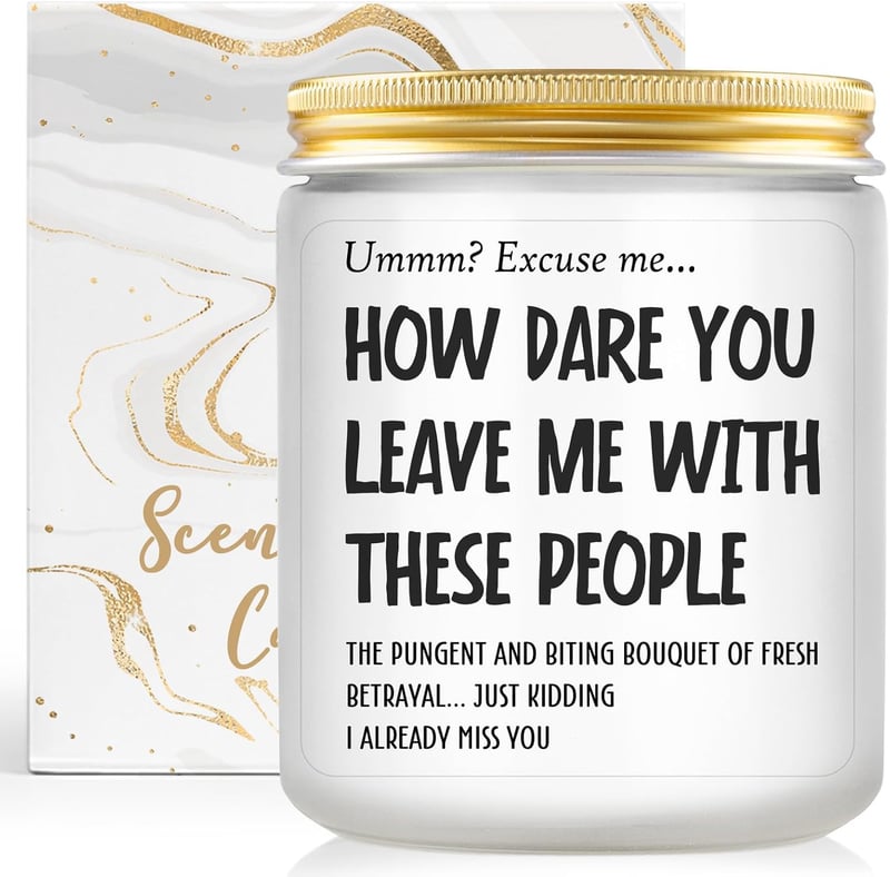 Farewell Funny Candle Gift for Coworkers - Lavender Eucalyptus