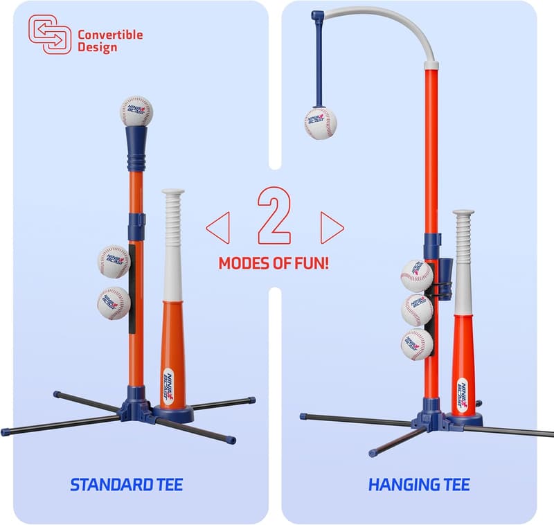 Toddler T-Ball Batting Tee Set - Outdoor Toy for Ages 3-6