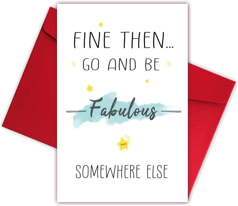 Funny Going Away Card for Colleagues - Good Luck Wishes