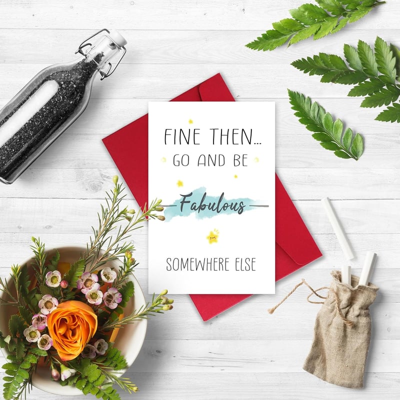 Funny Going Away Card for Colleagues - Good Luck Wishes