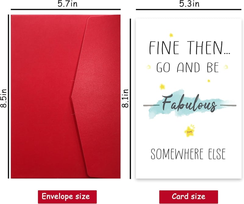 Funny Going Away Card for Colleagues - Good Luck Wishes