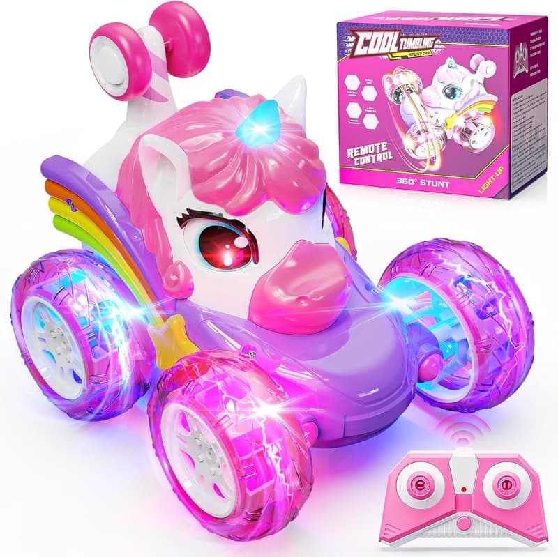 360° Stunt RC Car for Kids - Birthday Gift for Girls 3-6
