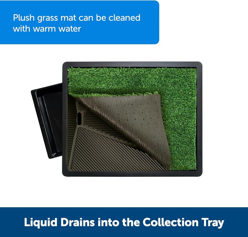 PetSafe Portable Dog Potty - Medium Grass Mat for House Training
