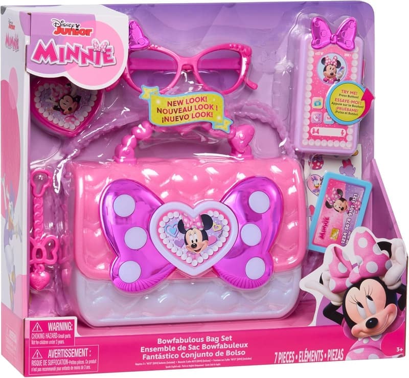 Minnie Mouse Bowfabulous 7-Piece Dress-Up Purse Set for Kids