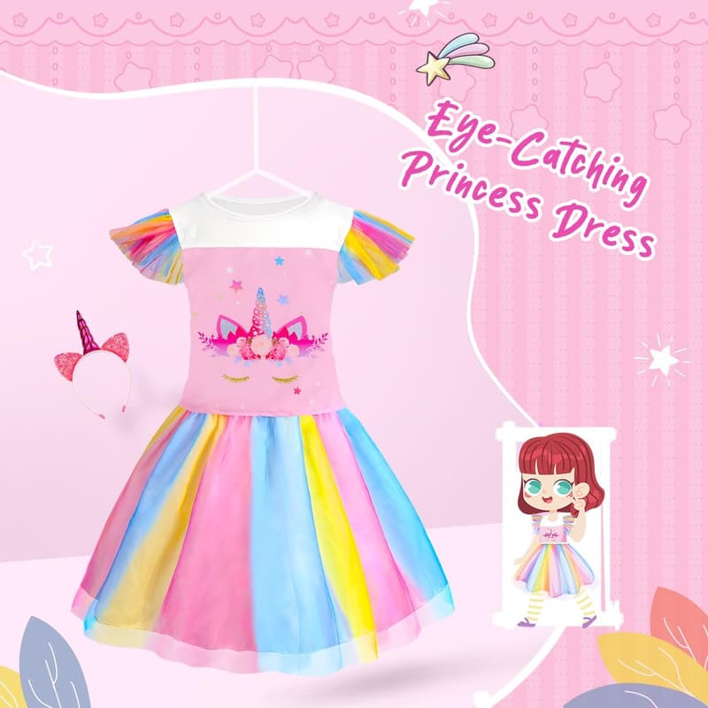 Christmas Princess Dress-Up Set with Toys for Girls, Ages 3-8