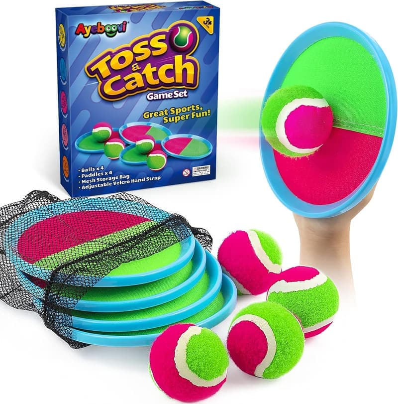 Outdoor Toss and Catch Ball Game for Kids Ages 3-10