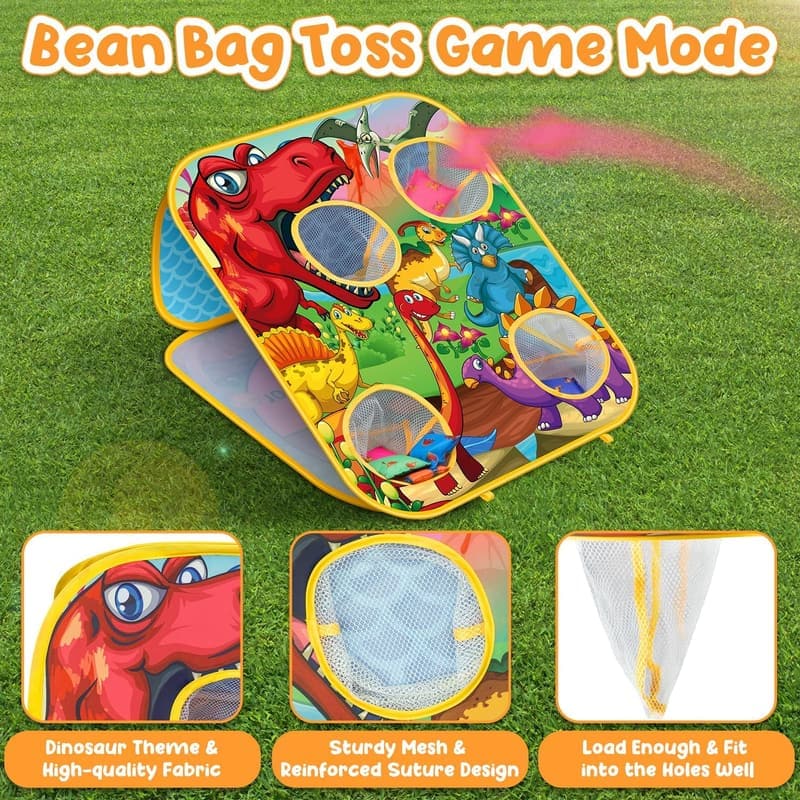 Outdoor Bean Bag Toss Game for Kids - Lawn Toy for Ages 3-8
