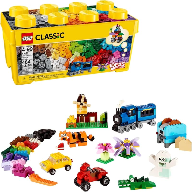 LEGO Classic Creative Brick Box - Building Toy Set for Ages 4+