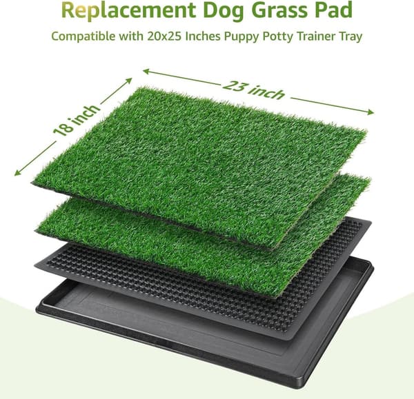 Artificial Dog Grass Pee Pads for Indoor/Outdoor Use (18