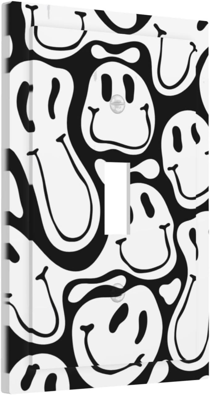 Cute Hippie Light Switch Cover for Nursery & Bedroom