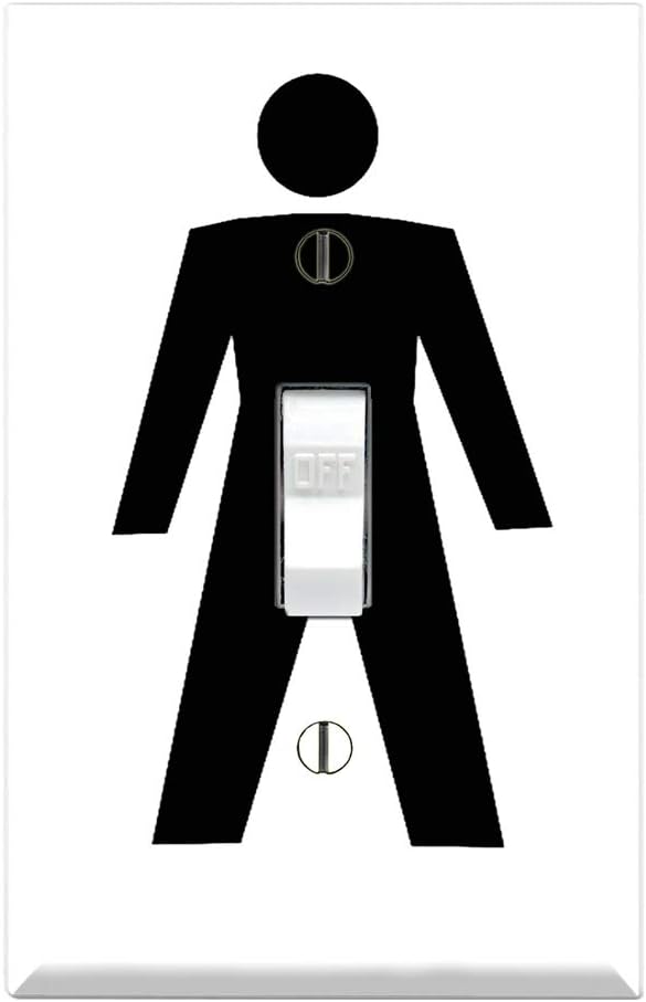 Funny Man Single Toggle Wall Plate Cover
