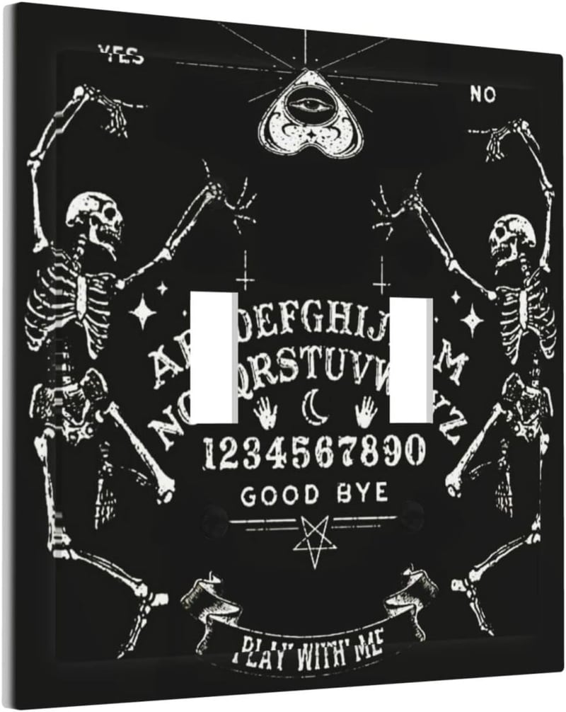 Halloween Jumbo Skull Light Switch Wall Plate, 2-Gang Decor